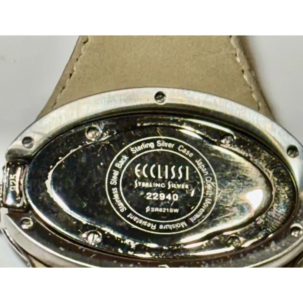 Vintage Ecclissi Sterling Silver Watch